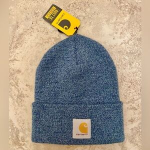 Light Blue Carhartt Knit Cuffed Beanie NWT
